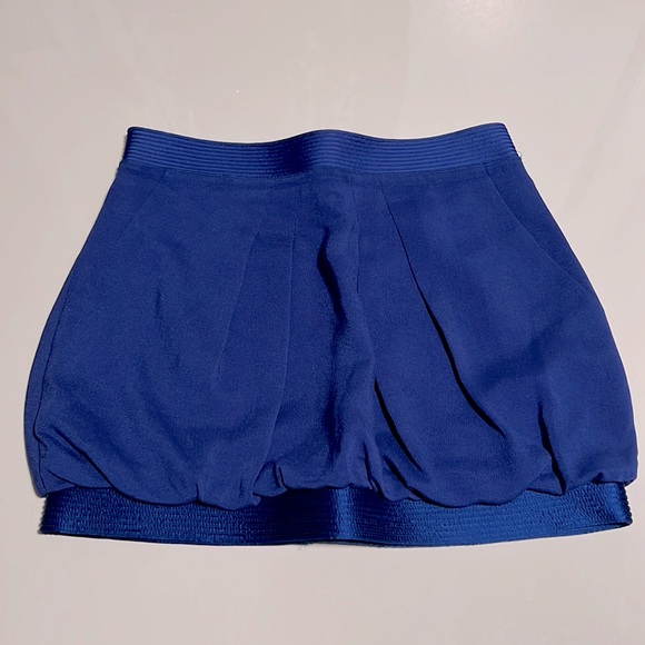 BCBG Maxazaria Blue Mini Skirt - Picture 1 of 6